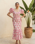 Vestido Raquel Rosa