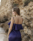 Vestido Maxi Sarabe Azul Noche