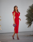 Vestido Perla Rojo