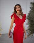 Vestido Perla Rojo