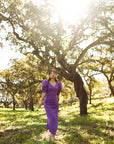 Vestido Fayna Morado