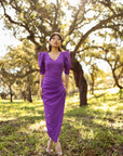 Vestido Fayna Morado