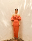 Vestido Annais Naranja