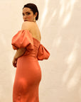 Vestido Annais Naranja