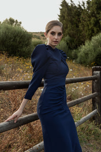 Vestido Rosalie Marino