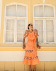 Vestido Sorin Naranja