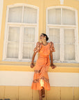 Vestido Sorin Naranja