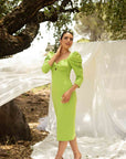 Vestido Bárbara Pistacho