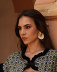 Pendientes MISO Blanco-Oro
