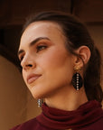 Pendientes LAZO negro