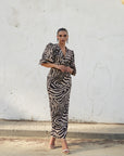 Conjunto Thea Beige y Negro