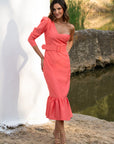 Vestido Sicilia Coral by Kheper