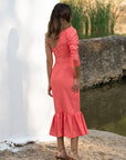 Vestido Sicilia Coral by Kheper