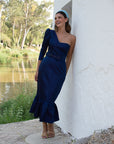 Vestido Sicilia Azul Marino by Kheper