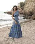 Vestido Pauline Estampado Azul
