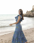 Vestido Pauline Estampado Azul