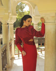 Vestido Clara Rojo