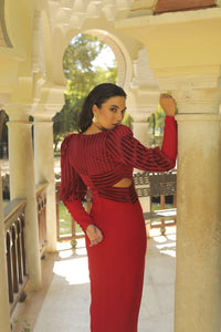 Vestido Clara Rojo