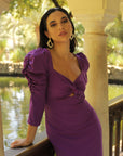 Vestido Bárbara Morado