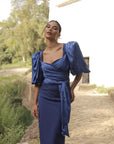 Vestido Nicoleta Azul