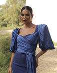 Vestido Nicoleta Azul