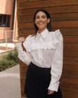 Camisa Blanca Lazo