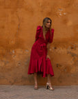 Vestido de Volantes Rojo by Kheper