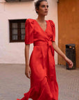 Vestido de Volantes Rojo by Kheper