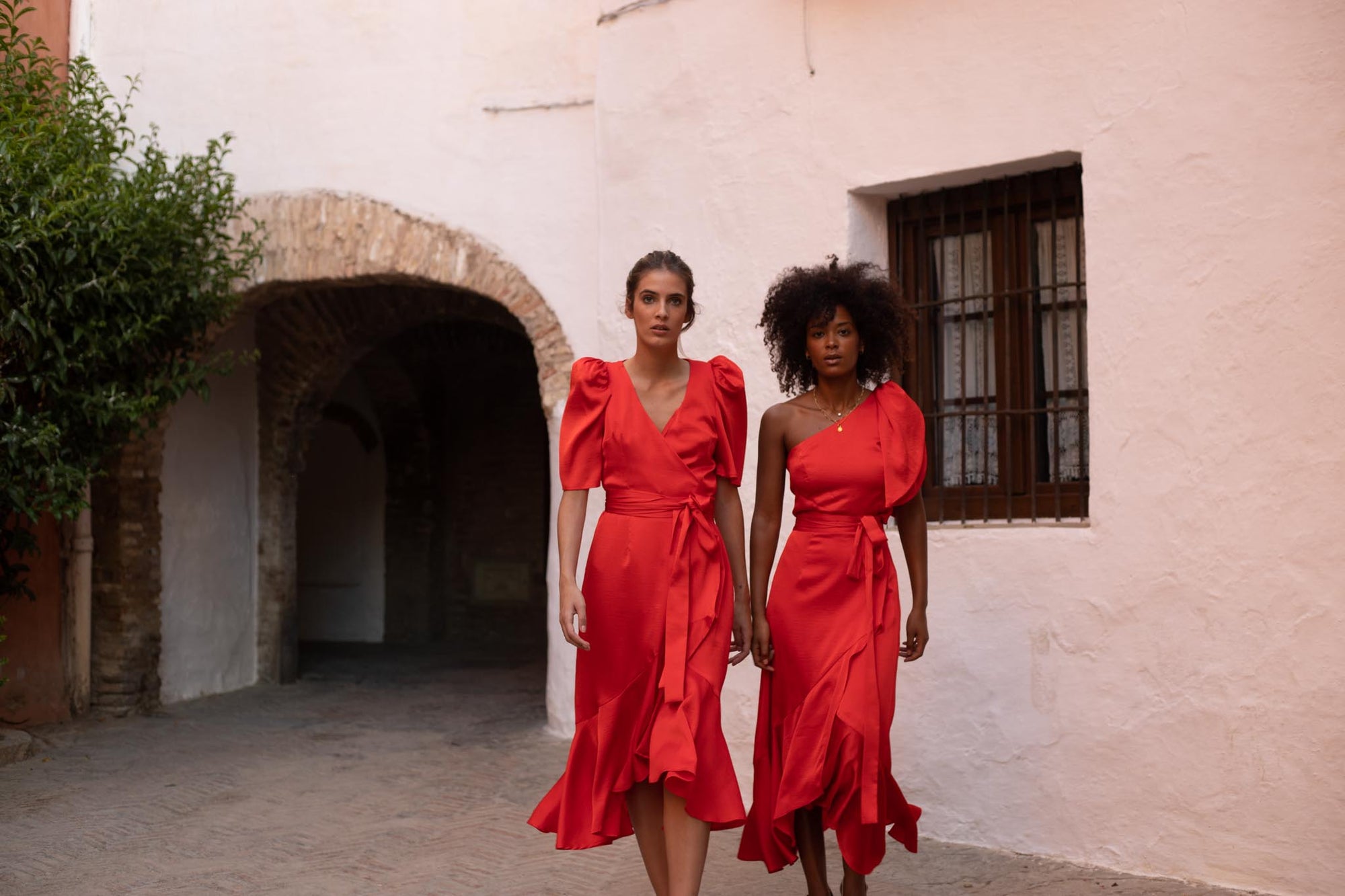 Vestido de Volantes Rojo by Kheper