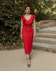 Vestido Perla Rojo