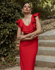 Vestido Perla Rojo