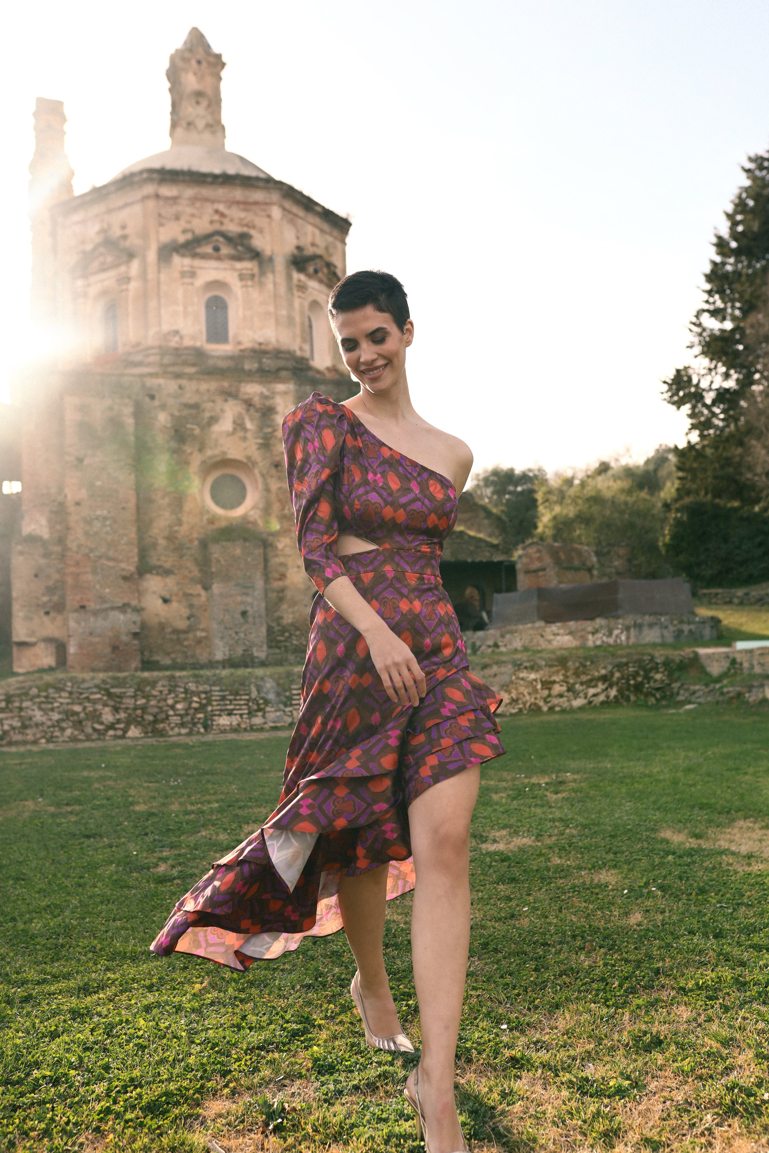 Vestido Yvette Naranja