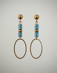Pendientes XENIA azul