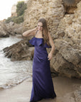Vestido Maxi Sarabe Azul Noche