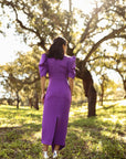 Vestido Fayna Morado
