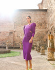 Vestido Berthe Morado