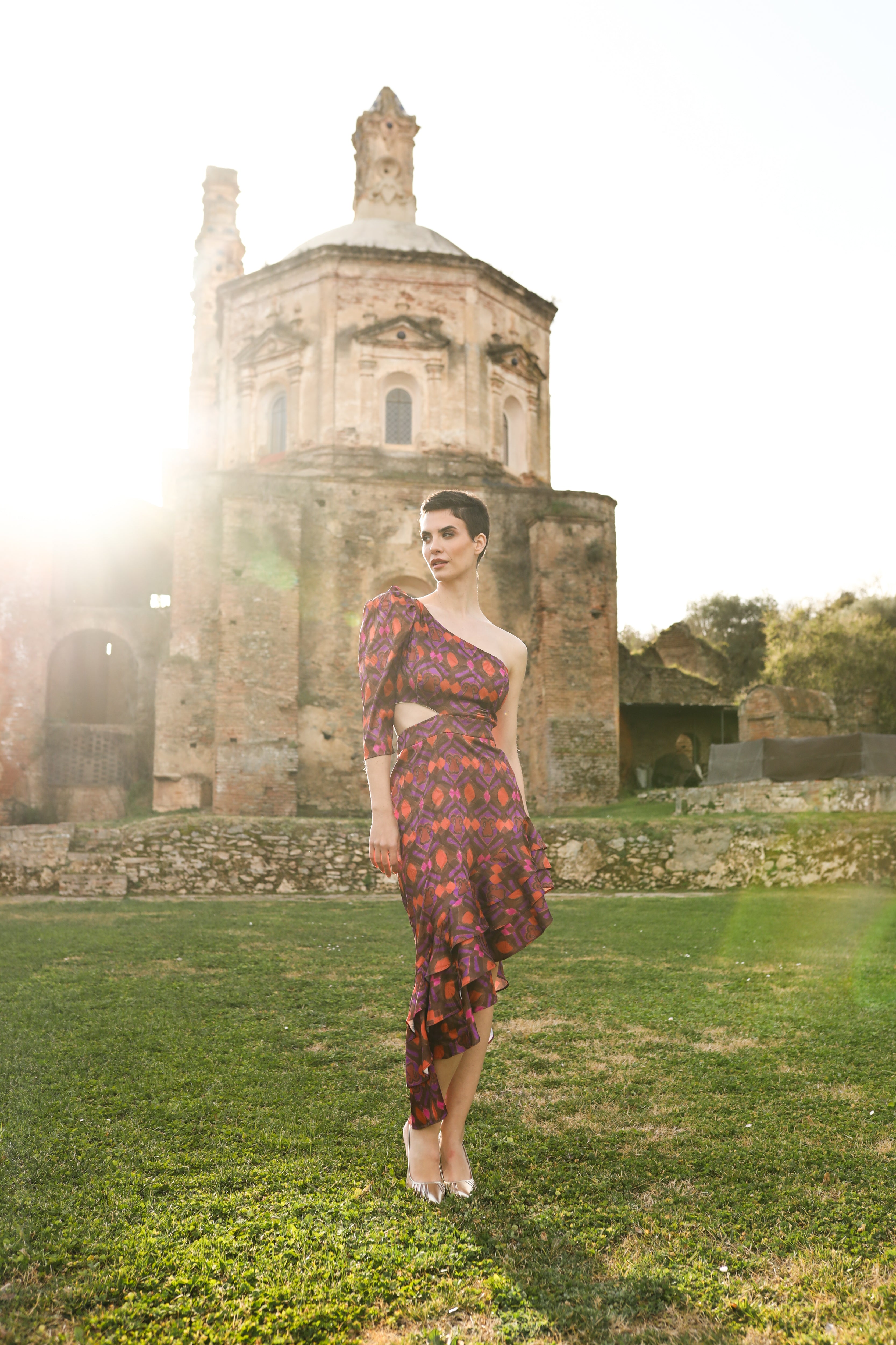 Vestido Yvette Naranja