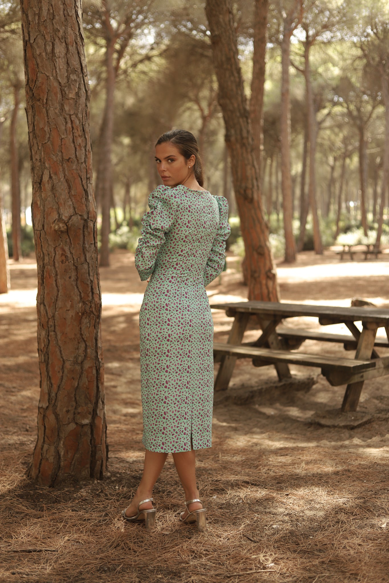 Vestido Louise Verde Agua