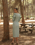 Vestido Louise Verde Agua