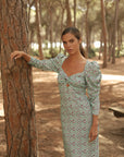 Vestido Louise Verde Agua