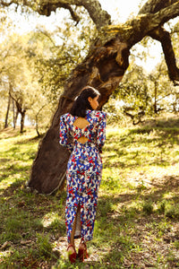 Vestido  Holly Estampado Rojo