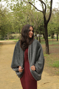 Poncho Gris