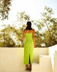 Vestido Xylia Verde Pistacho